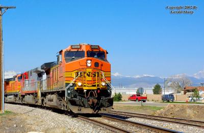 BNSF 4998 West At Longmont, CO