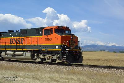 BNSF 1063 West North Of Ft. Collins, CO