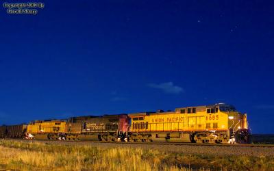 UP 6685 South Nightshot At Platteville, CO