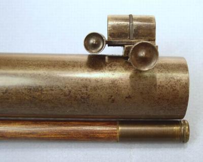 Side View of Winchester Windgauge Front Sight with Spirit Level