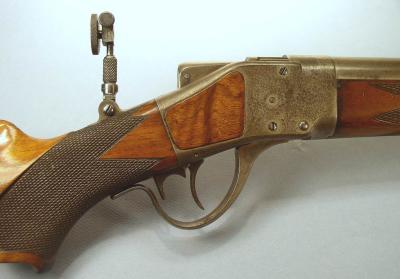 Right Side of Borchardt Receiver and Pistol Grip