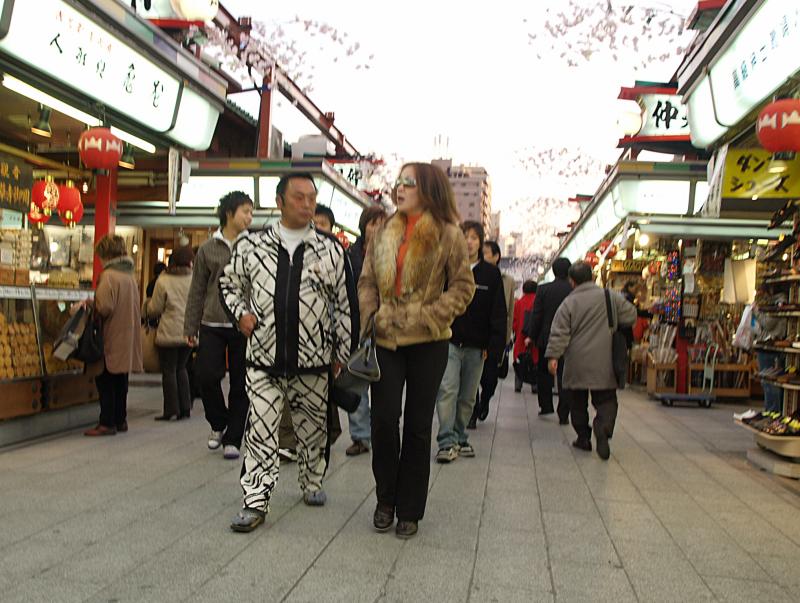 Couple in Nakamise-Dori