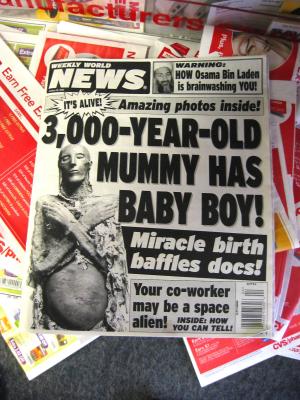 Mummy Dearest Headline at Our Local Drugstore