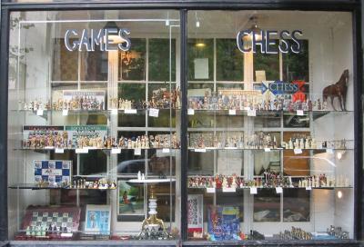 Chess Shop Window