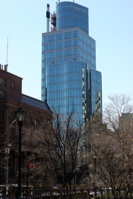 Cooper Union School &  Astor Place - View from E 9th Street  &  3rd Avenue