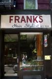 Franks Barber Shop below 3rd Street