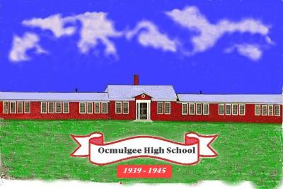Ocmulgee High School - Burned In 1945