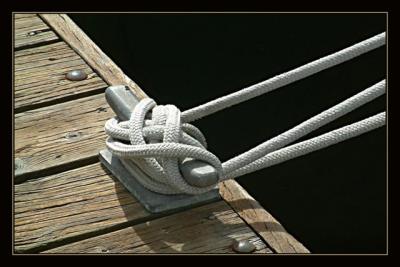 Rope Metal Wood and Water
