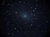 M33 is a very dim galaxy and only visible under a dark sky
