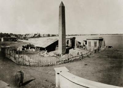 Cleopatra's Needle (New York's) in Alexandria 1860