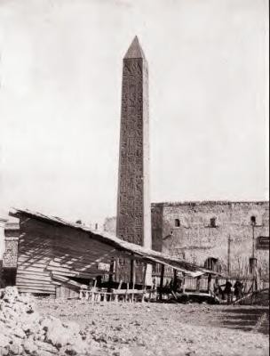 New York City's Cleopatra's Needle in Alexandria 1861
