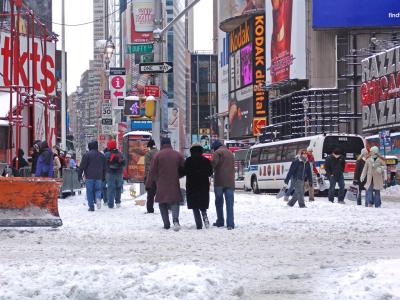 Snow at Broadway