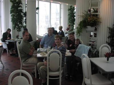 Lunch at the Garden Room on the top of the old Hotel Utah