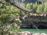 Swinging Bridge over the Kootenai River