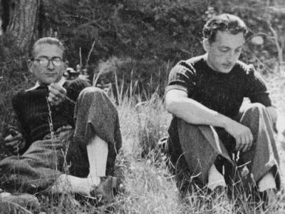 Robert Ollivier et  Armand Petitjean en 1938