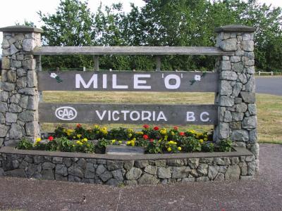 Start of Trans Canadian Highway - Victoria