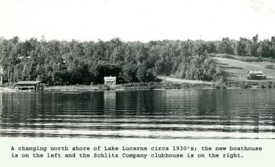 Lake Lucerne boathouse.
