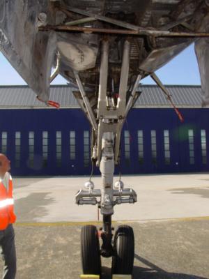 Connie op Schiphol