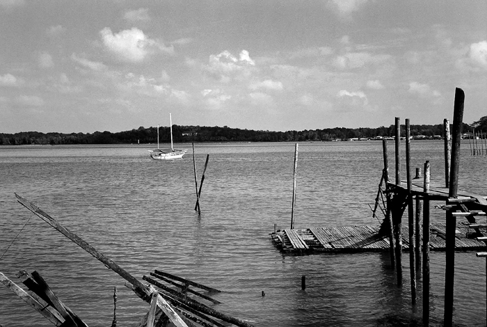 Sail Boat in the Sun