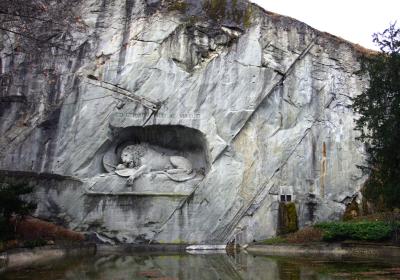 Lucerne - Monument du Lion (Lowendenkmal)
