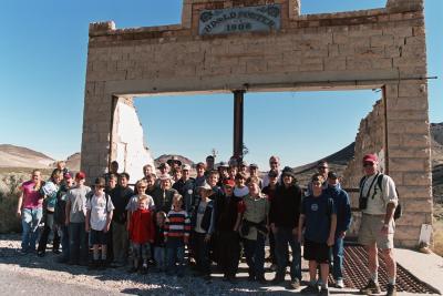 Rhyolite ghost town