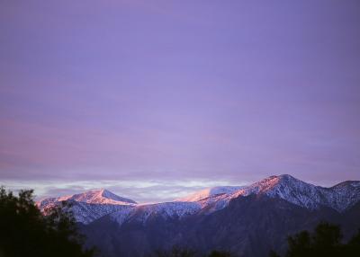 The morning Sierras