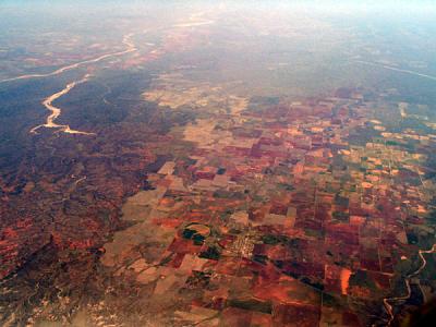 Fields south of Palo Duro