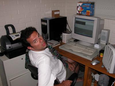 Me at Fast Computer Desk