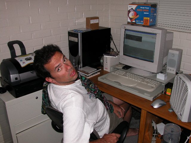 Me at Fast Computer Desk