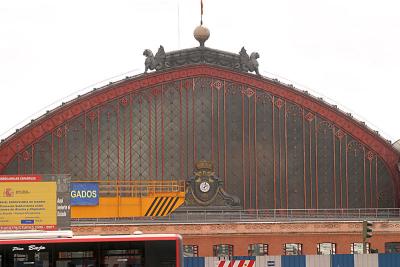 the outside of Atocha station (where the tropical plants live)
