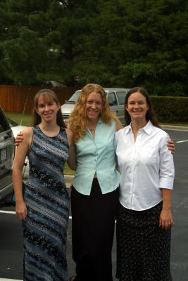 The girls at Rodney's wedding
