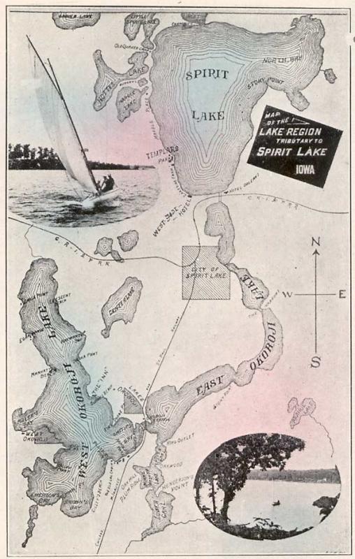 Lakes Area Map 1908