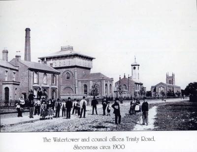 Water tower & council offices