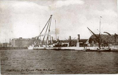 Dockyard from pier 1910