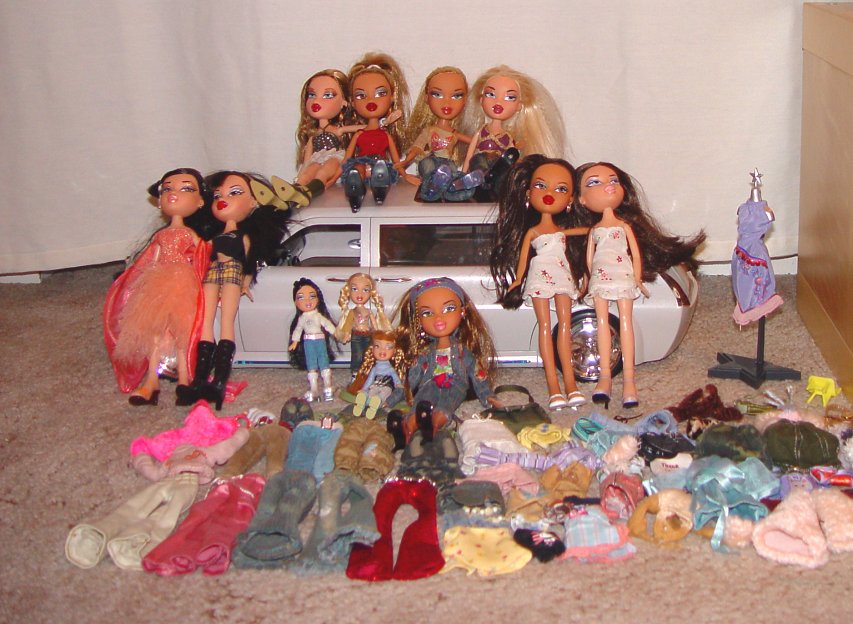 Has she got enough Bratz yet ?