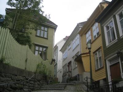 Looking up at Bergen homes.JPG