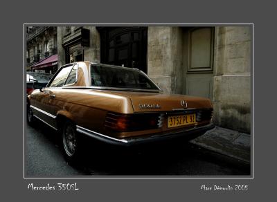 MERCEDES 350 SL Paris - France