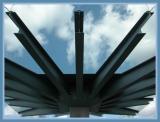 Vancouver sky thru the Steel Umbrella.