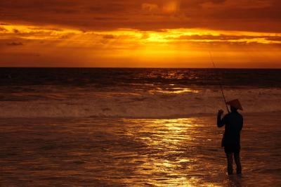 fisherman at the beach #2