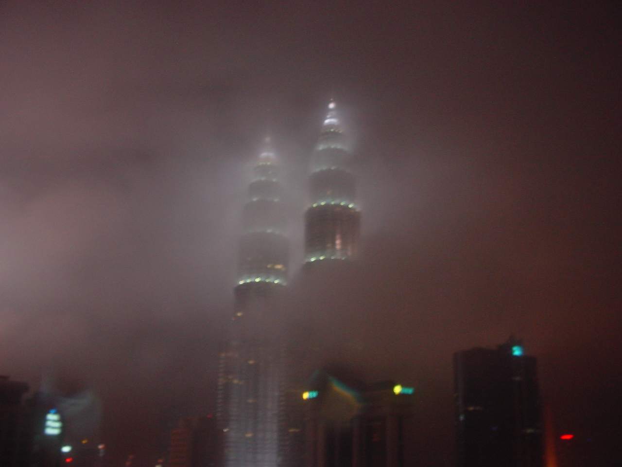 Twin Towers on 9-Nov night