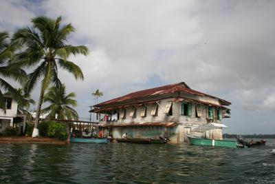 typical houses on Bocas del Toro - Isla Colon