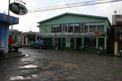 muddy village of Santa Elena notice the ground