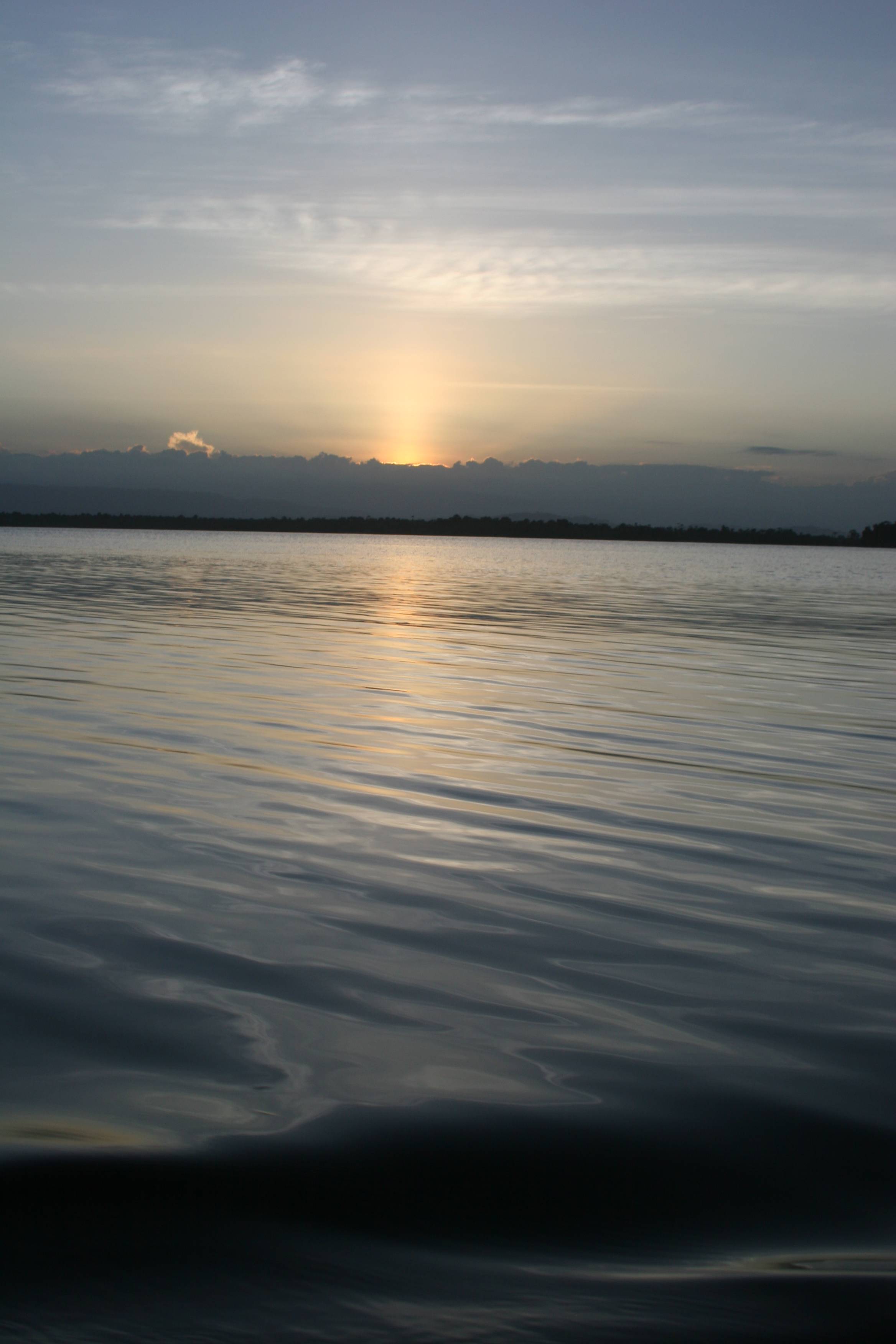 sunset in Bocas del Toro
