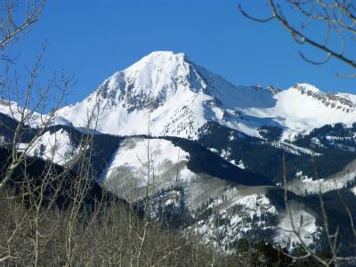 Mt Daly as seen from the Snowmass area