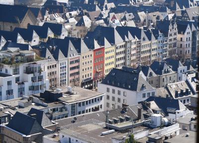 Altermarkt, seen from South Tower of Cologne Cathedral