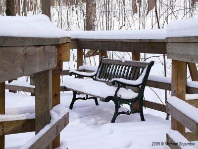 Love Seat Under The Snow