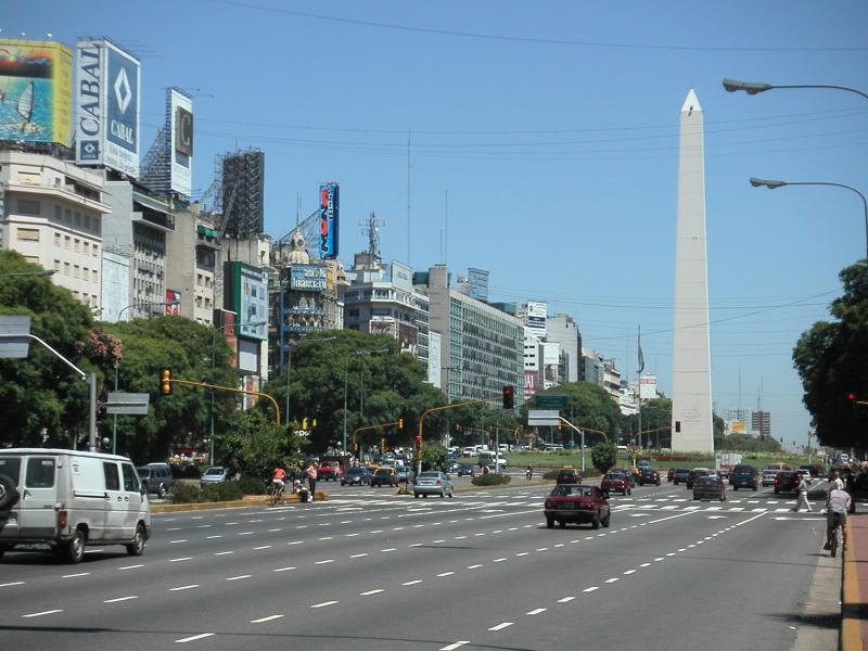 16 lane Av 9 de Julio