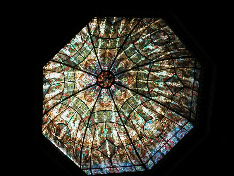Stained glass ceiling