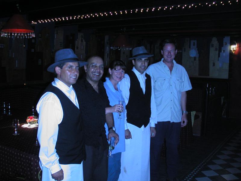 Waiters and friend