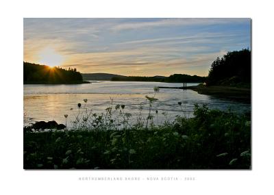Sunset - Northumberland Shore